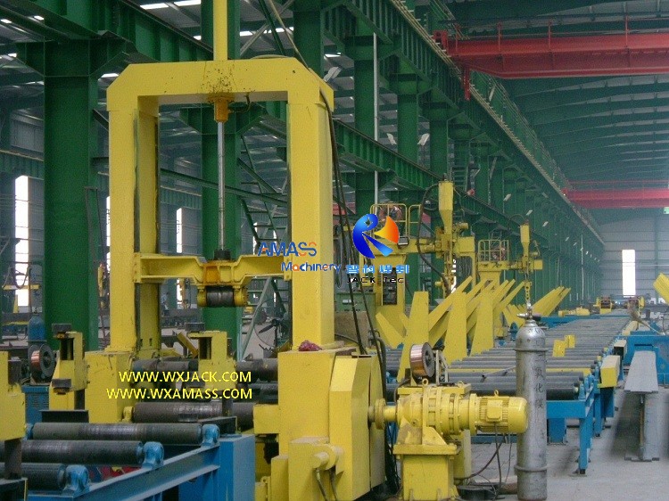 Сверхмощная линия по производству двутавровых балок HB2000 для автоматической сварки