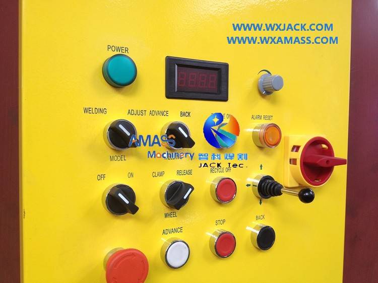 Структура колонны тележки LHC Model H Beam SAW Machine